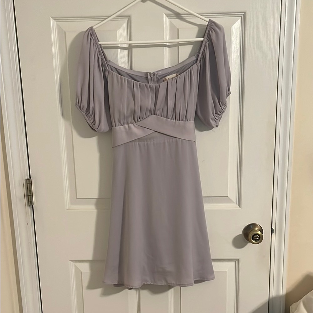 Altar’d State Raella Silky Dress, Purple